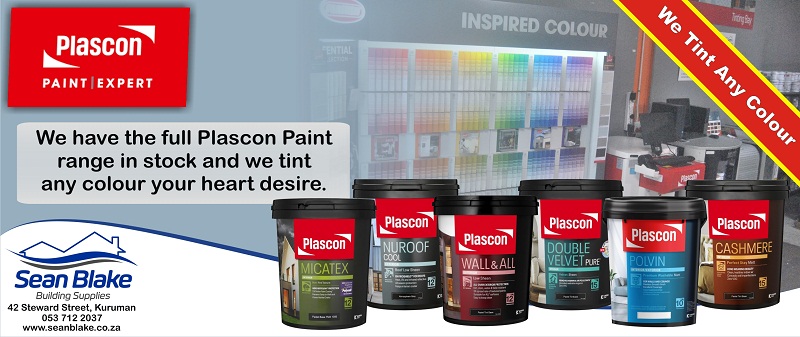 Sean Blake Building Supplies - Plascon Paint